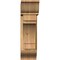 Ekena Millwork Merced Traditional Rough Sawn Bracket w/ Offset Brace, Western Red Cedar, 8"W x 24"D x 28"H BKT0806X24X28MRC01RWR - alternate 3